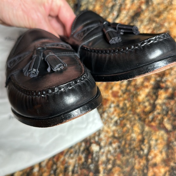 Allen Edmonds black tassel loafer Maxfield 9.5 B made in USA style 73248 47711 - Picture 7 of 12